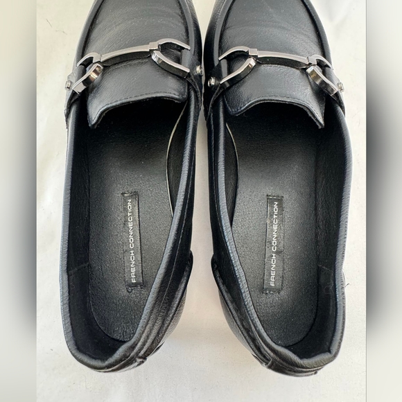 French Connection Leather Penny Loafers US9-9.5 - Picture 7 of 9